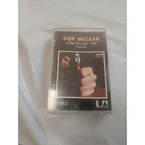 Don McLean American Pie 1988 Cassette Tape preowned.. Insert is cut down